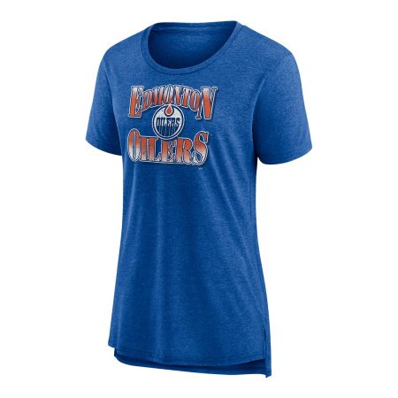 Edmonton Oilers Fanatics Women's Crash The Net T Shirt