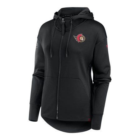 Ottawa Senators Fanatics Women's Authentic Pro Rink Fleece Full Zip Hoodie