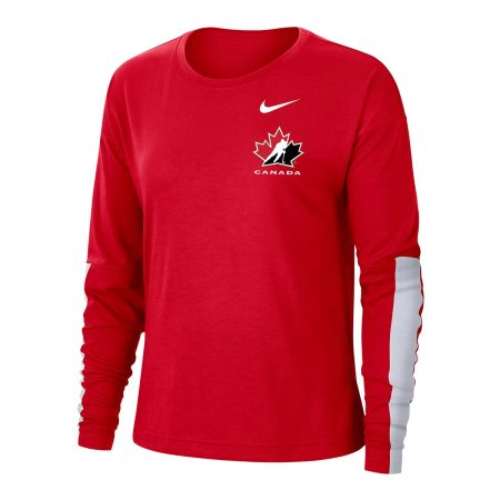 Team Canada Nike Women's Breathe Long Sleeve Shirt