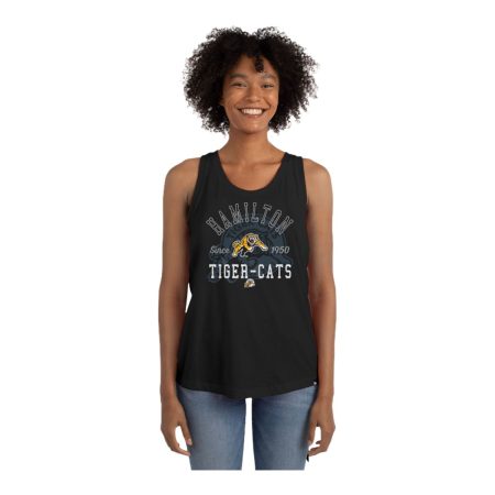 Hamilton Tiger Cats New Era Women's Glitter Print Tank Top