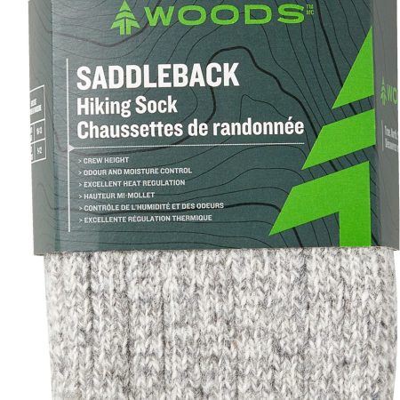 Woods Men's Saddleback Hiking Crew Socks - 2 Pack