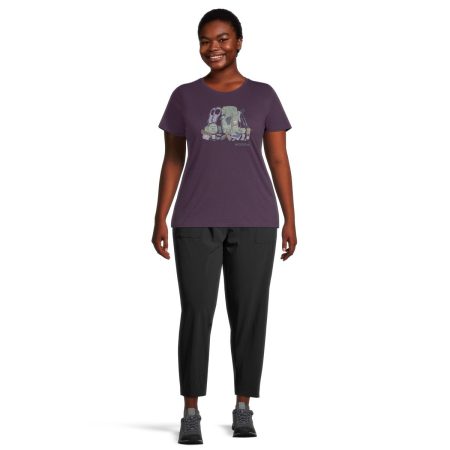 Woods Women's Plus Size Cayley Pack Your Pack T Shirt