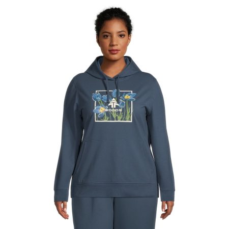 Woods Women's Plus Size Lawson Star Gazing Hoodie