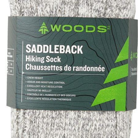 Woods Women's Saddleback Hiking Crew Socks - 2 Pack