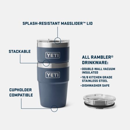 YETI Rambler® 16 oz Stackable Pint with MagSlider™ Lid