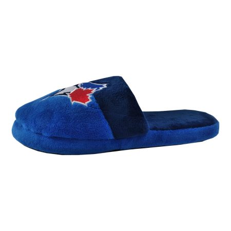 Youth Toronto Blue Jays Forever Collectibles Big Logo Slippers