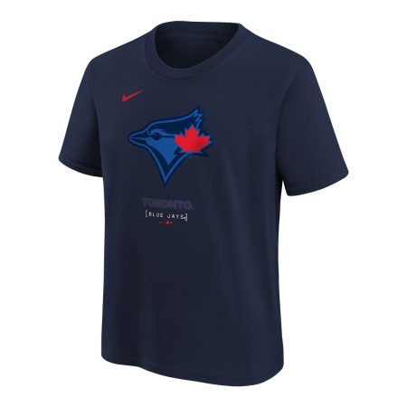 Youth Toronto Blue Jays Nike Large Logo City Connect T Shirt