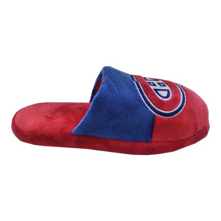 Youth Montreal Canadiens Forever Collectibles Big Logo Slippers