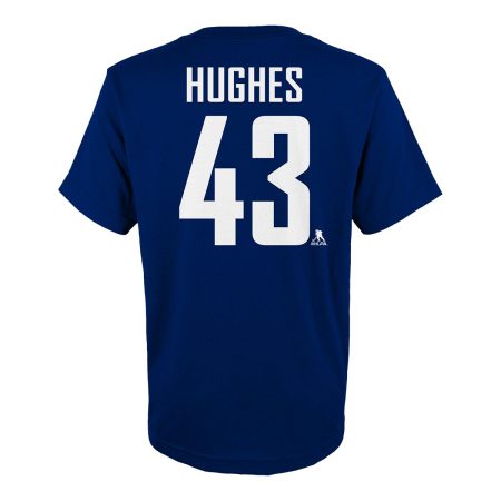 Youth Vancouver Canucks Outerstuff Jack Hughes Player T Shirt