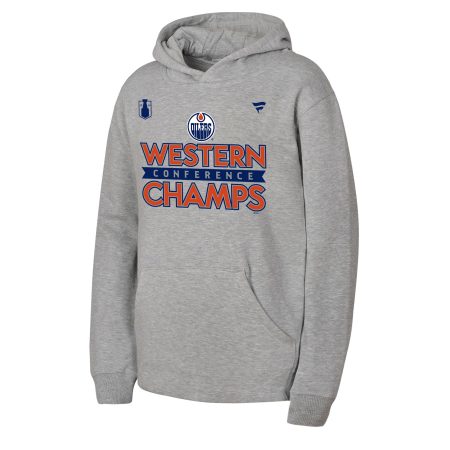 Youth Edmonton Oilers Fanatics Conference Champ LR Hoodie