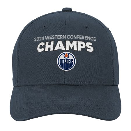 Youth Edmonton Oilers Fanatics Conference Champ Slouch Cap