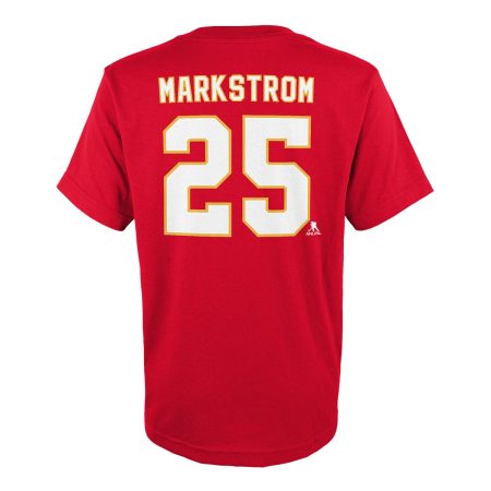 Youth Calgary Flames Outerstuff Jacob Markström Player T Shirt