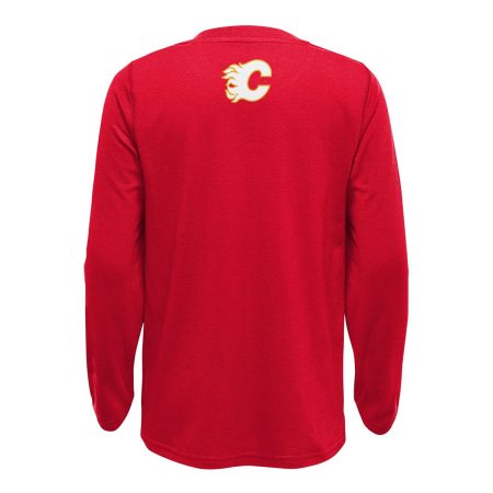 Youth Calgary Flames Outerstuff Rink Reimagined Long Sleeve T Shirt