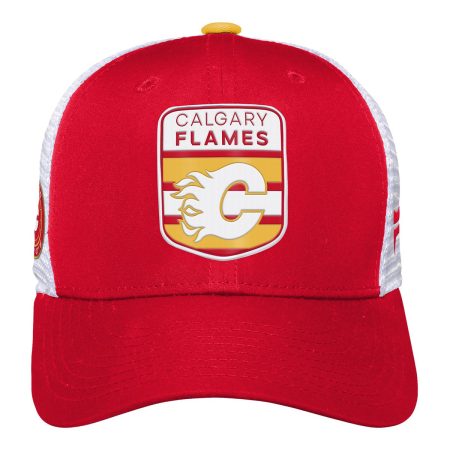 Youth Calgary Flames Outerstuff Truck Draft Cap