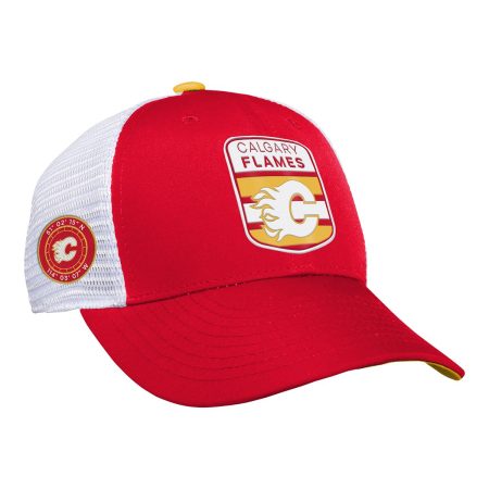 Youth Calgary Flames Outerstuff Truck Draft Cap