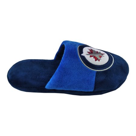 Youth Winnipeg Jets Forever Collectibles Big Logo Slippers