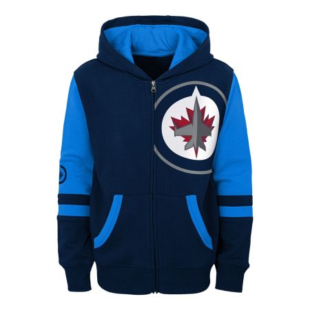 Youth Winnipeg Jets NHL Face Off Full Zip Hoodie