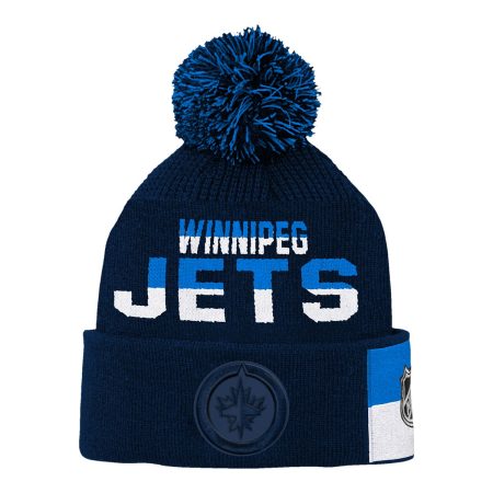 Youth Winnipeg Jets Outerstuff Face Off Jacquard Knit