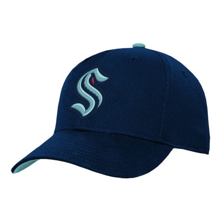 Youth Seattle Kraken Outerstuff Precurve Snapback Cap