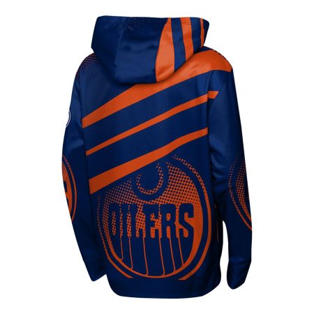 Youth Edmonton Oilers Outerstuff Home Ice Advantage Pullover Hoodie