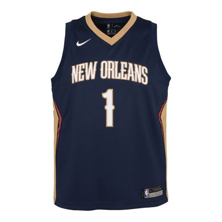 New Orleans Pelicans Kids' Zion Williamson Swingman - Icon Edition Basketball Jersey, NBA