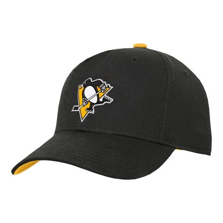 Youth Pittsburgh Penguins Outerstuff Precurved Snapback Cap