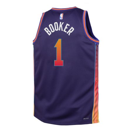 Youth Phoenix Suns Nike Devin Booker City Edition Swingman Jersey