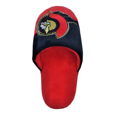 Youth Ottawa Senators Forever Collectibles Big Logo Slippers