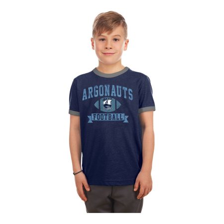 Youth Toronto Argonauts New Era Heather Ringer T Shirt