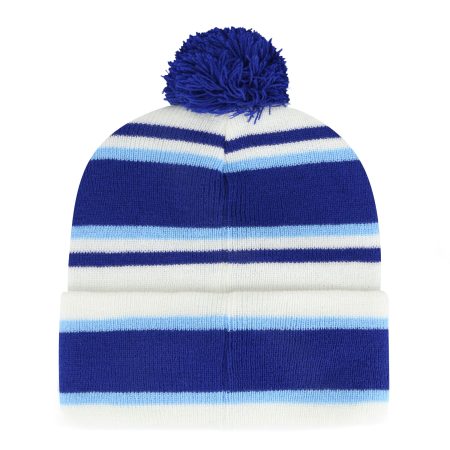 Youth Toronto Blue Jays 47 Brand Stipling Cuffed Pom Knit Hat