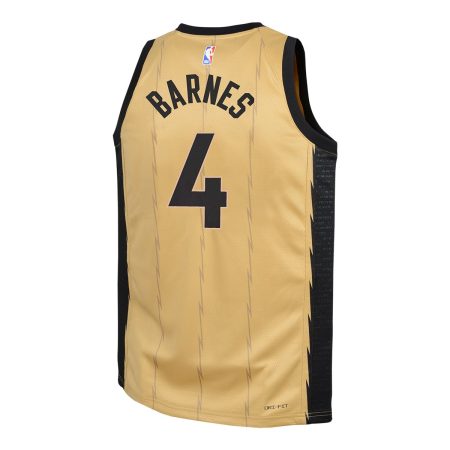 Youth Toronto Raptors Nike Scottie Barnes City Edition Swingman Jersey