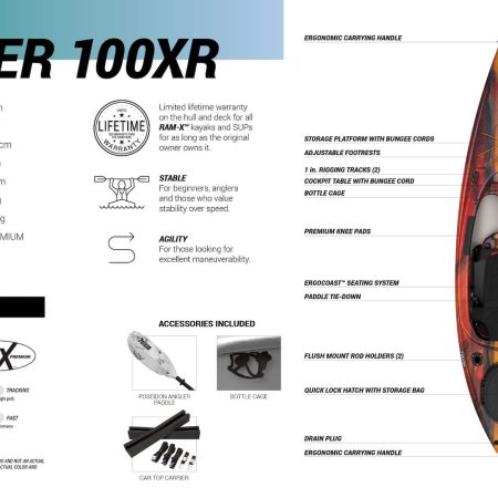 Pelican Pioneer 100XR Sit-In Kayak Combo