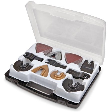 Mastercraft Oscillating Multi-Tool Universal Accessory Set For Cutting & Sanding, 100-pc