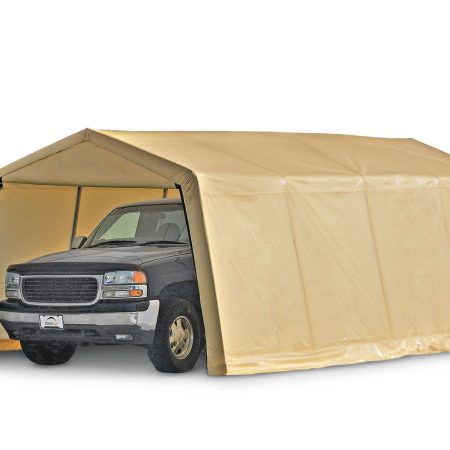 ShelterLogic Auto Shelter Waterproof Instant Car Garage w/UV Protection, 10 x 20 x 8-ft