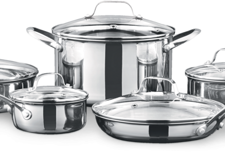 Heritage The Rock Clad Cookware Set, Dishwasher & Oven Safe, 12-pc