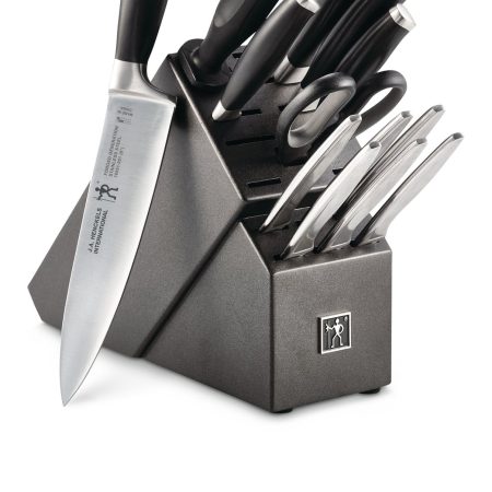 Henckels Stainless Steel Forged Generation Knife Block Set, Ergonomic Grip, 14-pc