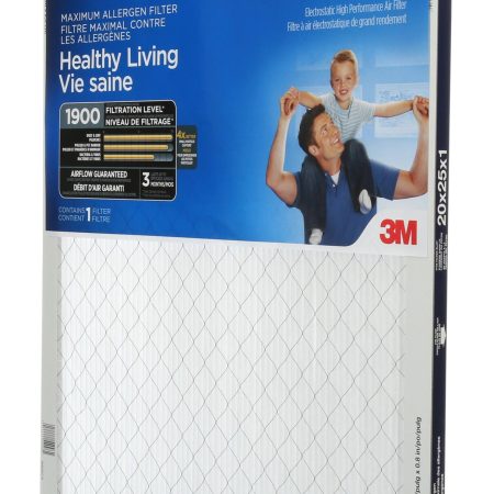 3M™ Filtrete™ Healthy Living Maximum Allergen Air Filter, MPR 1900, 20 x 25 x 1-in, 1-pk