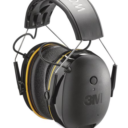 3M™ WorkTunes NRR 24dB Bluetooth Hearing Protector, Black/Yellow