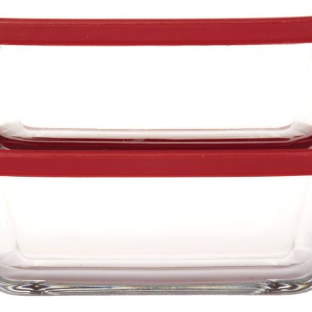 Anchor Hocking Glass Sandwich Containers, 2-pc