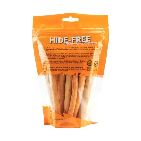 Masters Best Friend Raw Hide-Free Sticks with Cheese Dog Chews, 5-in, 18-pk