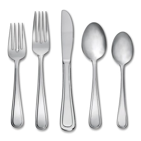 CANVAS Madison 50pc Stainless Steel Flatware Set, Serves 10