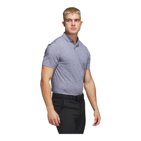 adidas Golf Men's Go-To Stripe Polo T Shirt