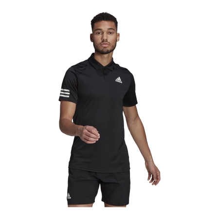 adidas Men's Club 3-Stripe Tennis Polo T Shirt