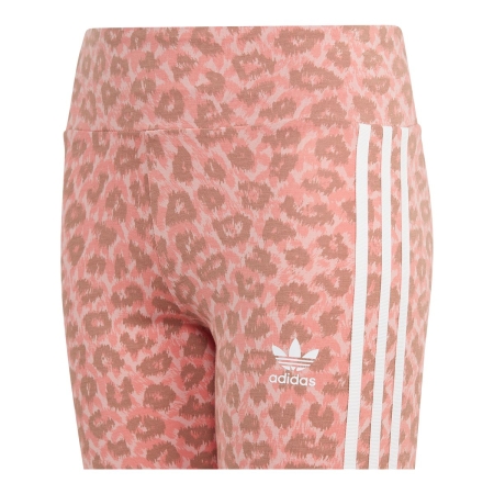 adidas Originals Girls' Animal Print High Waist Leggings