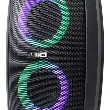 Altec Lansing Portable LED Double Speaker, 4-in, Black