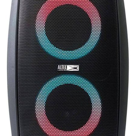 Altec Lansing Portable LED Double Speaker, 4-in, Black