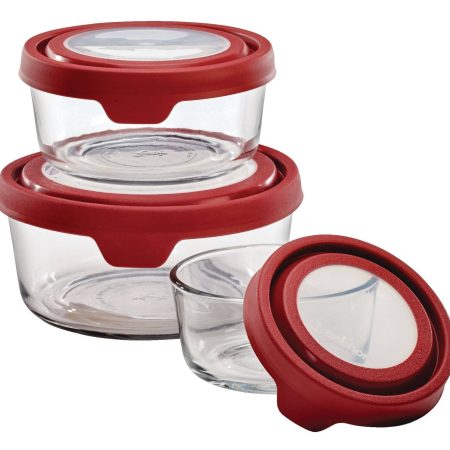 Anchor Hocking True Seal Glass Container Set, 6-pc