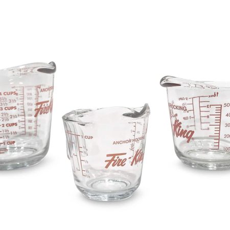 Anchor Hocking Glass Measuring Cup Set, Assorted Sizes, 3-pc