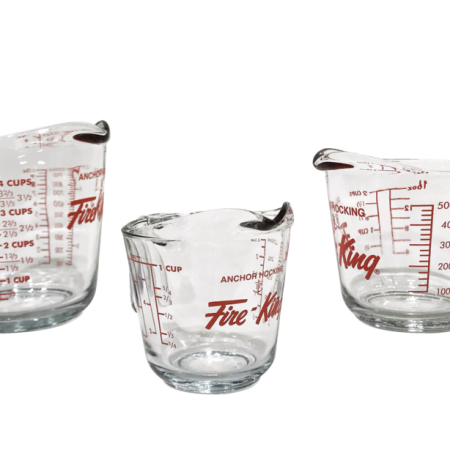 Anchor Hocking Glass Measuring Cup Set, Assorted Sizes, 3-pc