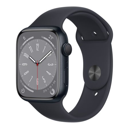 Apple Watch Series 8 (GPS) 45mm Midnight with Midnight Sport Band